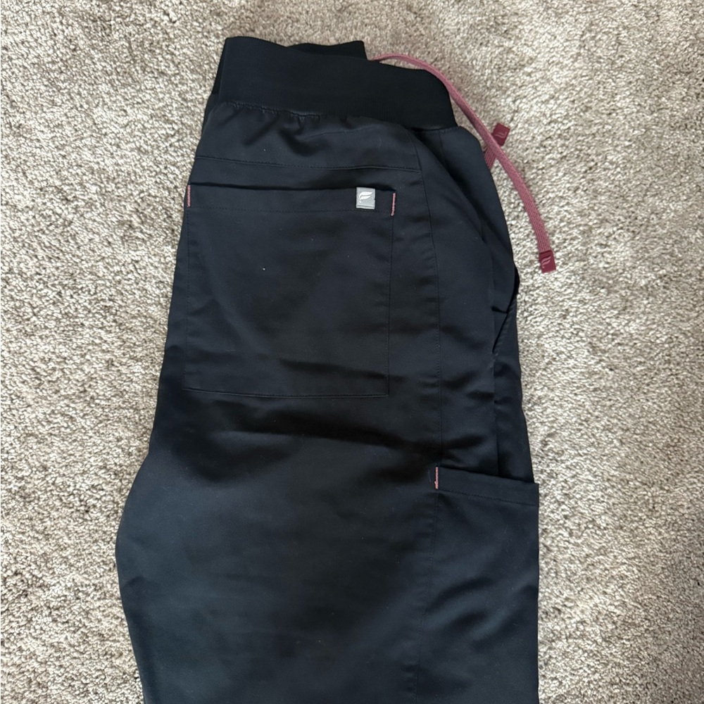 Fabletics Black Scrub Pant Joggers
